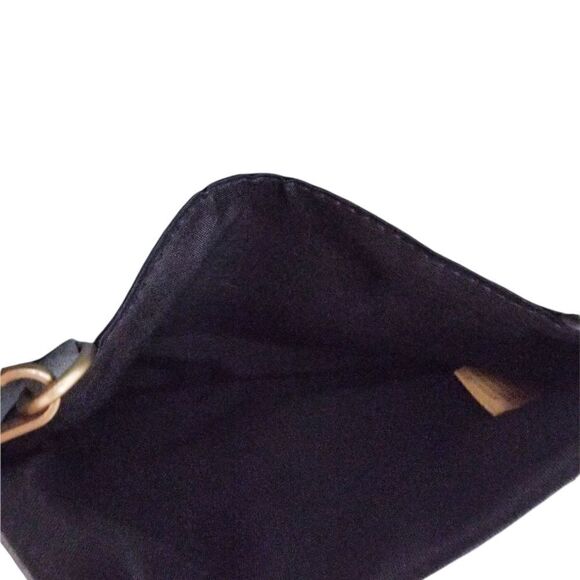 Blue Suede envelope bag with chain strap - Picture 7 of 12